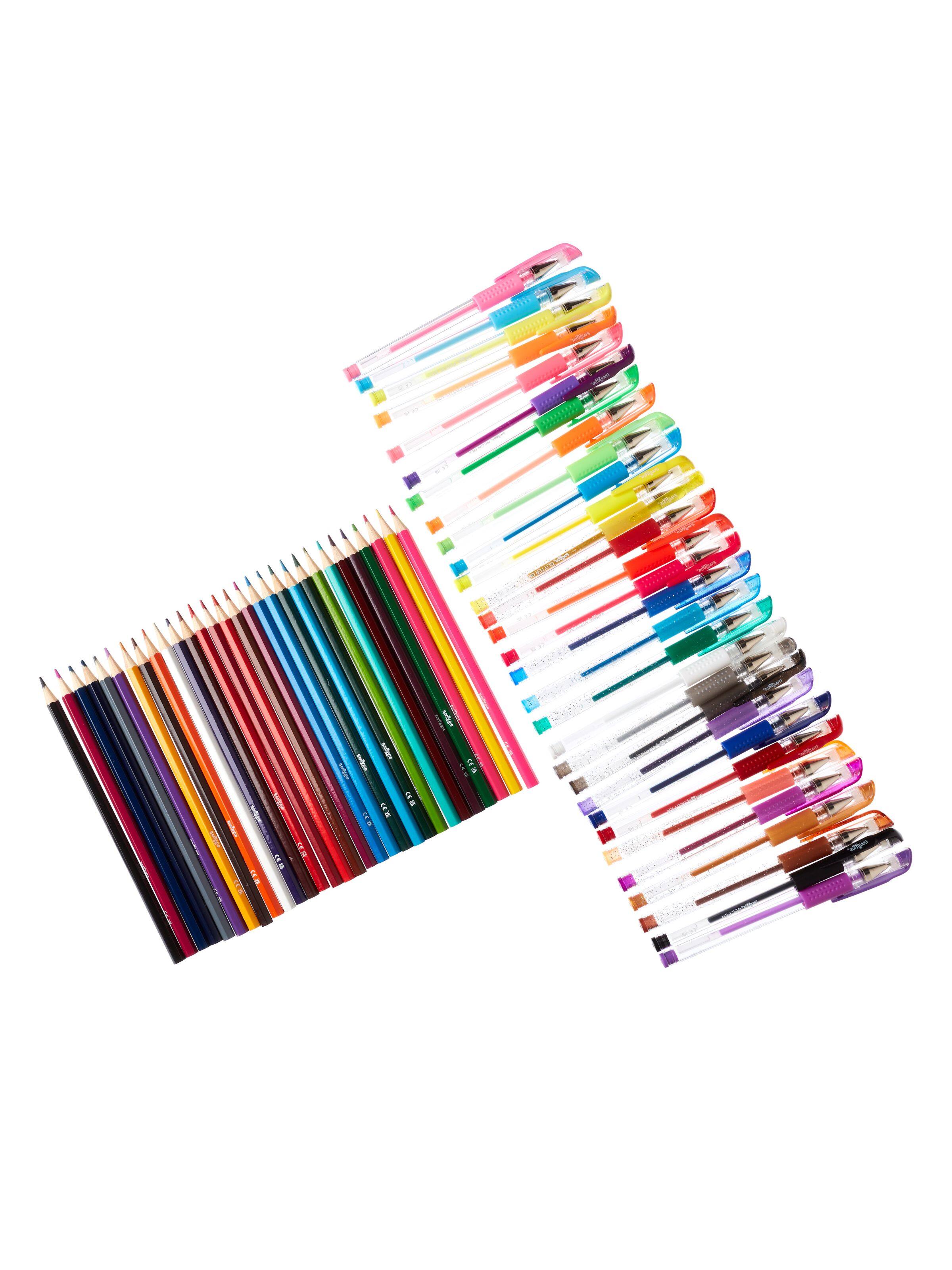 Mega Pack Scented Gel Pen & Pencil Collection X60